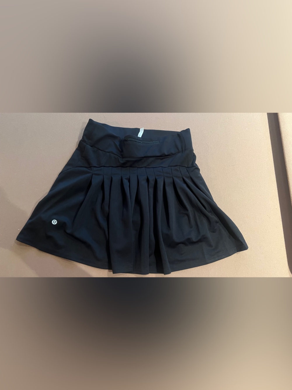 lululemon Black Pleated Skater Skirt